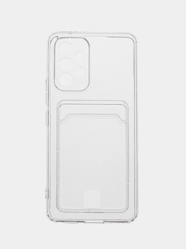 Чехол силиконовый с карманом для пластиковых карт для Samsung A33, A53
