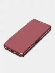 Багровый чехол-книжка для Tecno Spark 9 Pro, Pova Neo 2, Camon 19 Neo, Camon 18,18P, 8P,  Pova 4Pro