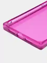 Фиолетовый чехол для Apple iPhone 11 силиконовый КАРТОФАН прозрачный прямоугольный с защитой камер