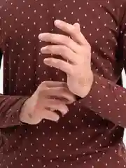 Бордовый лонгслив, футболка с длинным рукавом, Lilians