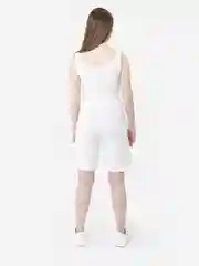 Белый топ вязаный, женский, базовый