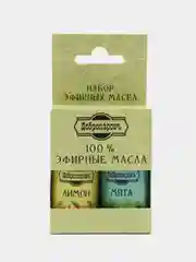 Набор эфирных масел лимон, мята "Добропаровъ", 2 шт по 17 мл