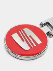 Тёмно-бордовый брелоки с марками авто