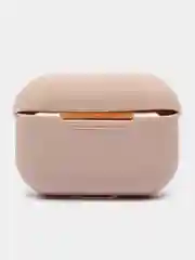 Бежевый силиконовый чехол для наушников AirPods Pro