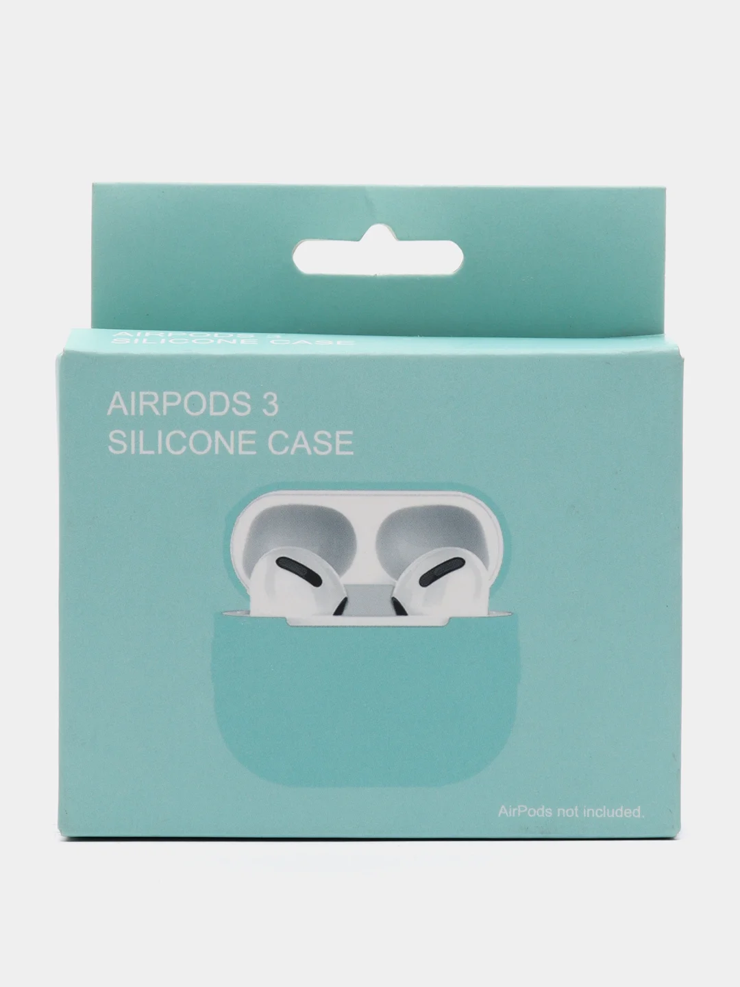 Белый силиконовый чехол для Apple AirPods 3 поколения 2021