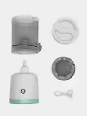 Белый беспроводная соковыжималка электрическая, зарядка USB