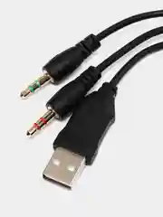 Игровые наушники A2, с микрофоном, с подсветкой, с регулятором громкости