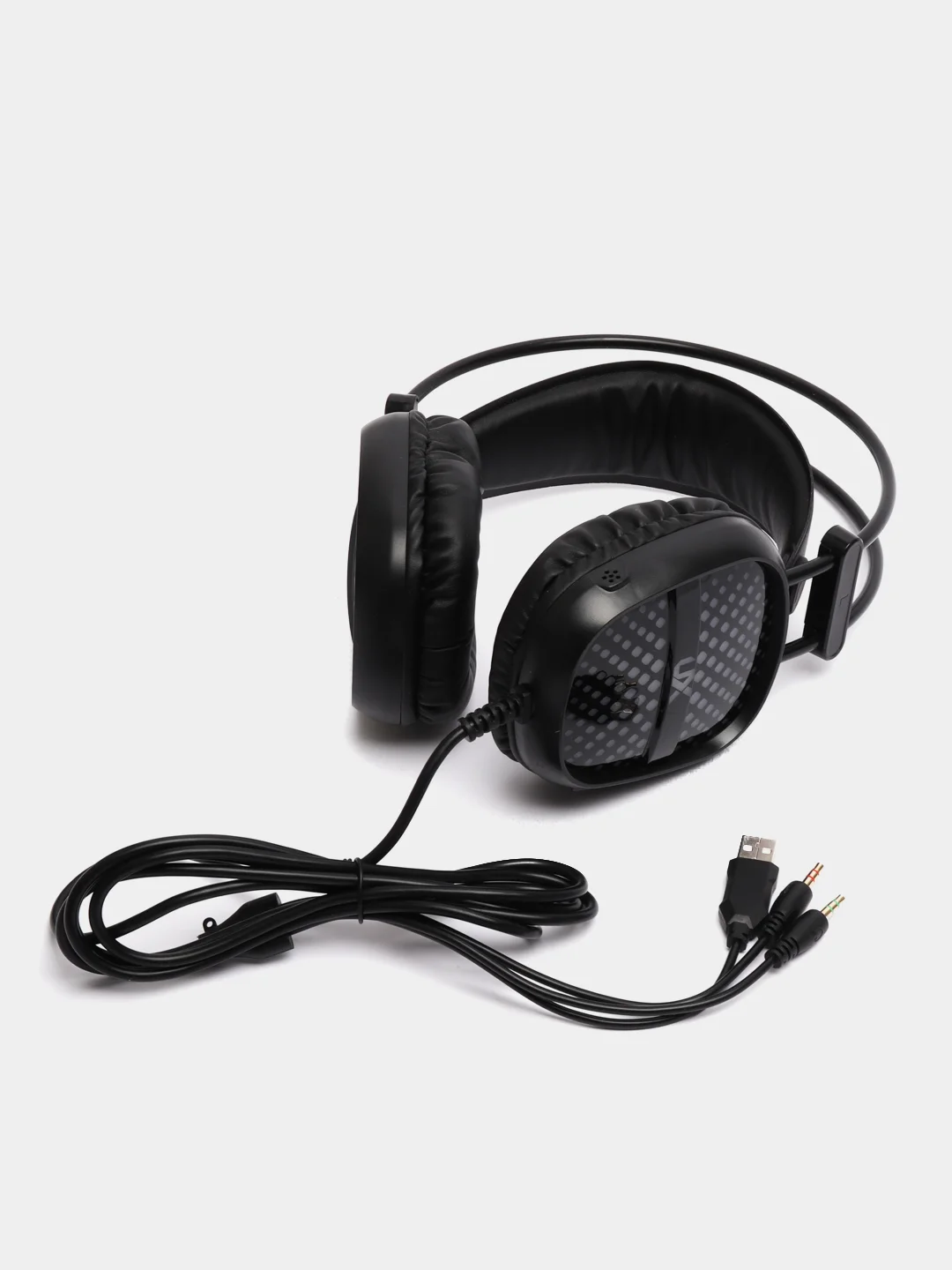 Игровые наушники A2, с микрофоном, с подсветкой, с регулятором громкости