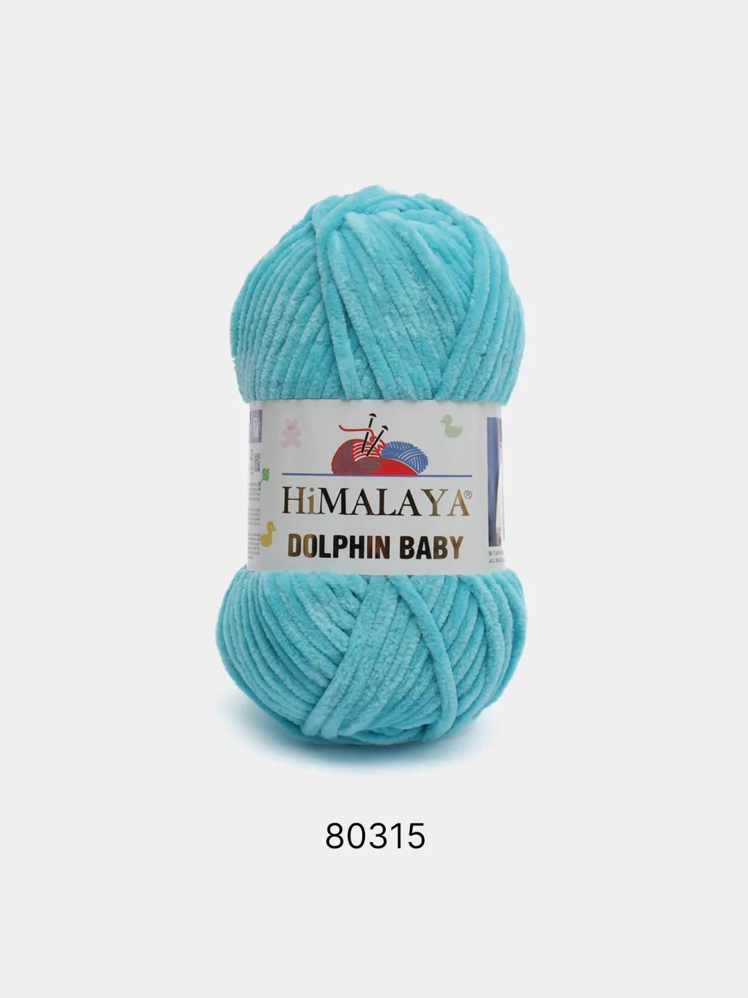 Бирюзовый пряжа Himalaya Dolphin Baby, полиэстер, 100 г, 120 м