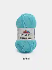 Бирюзовый пряжа Himalaya Dolphin Baby, полиэстер, 100 г, 120 м