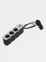 Разветвитель прикуривателя на 3 гнезда с USB разъемом