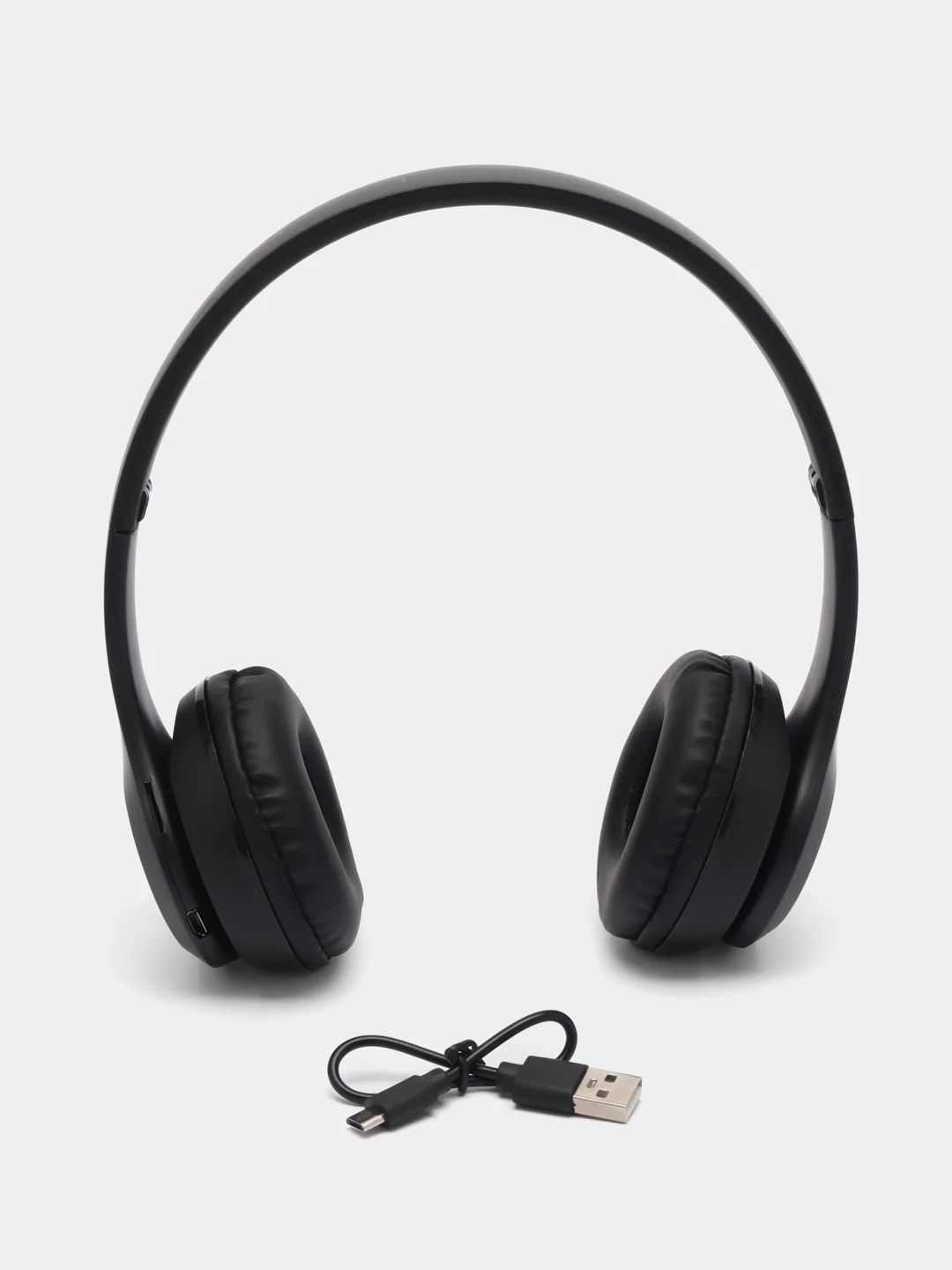 Черный стерео-наушники беспроводные P47, Bluetooth