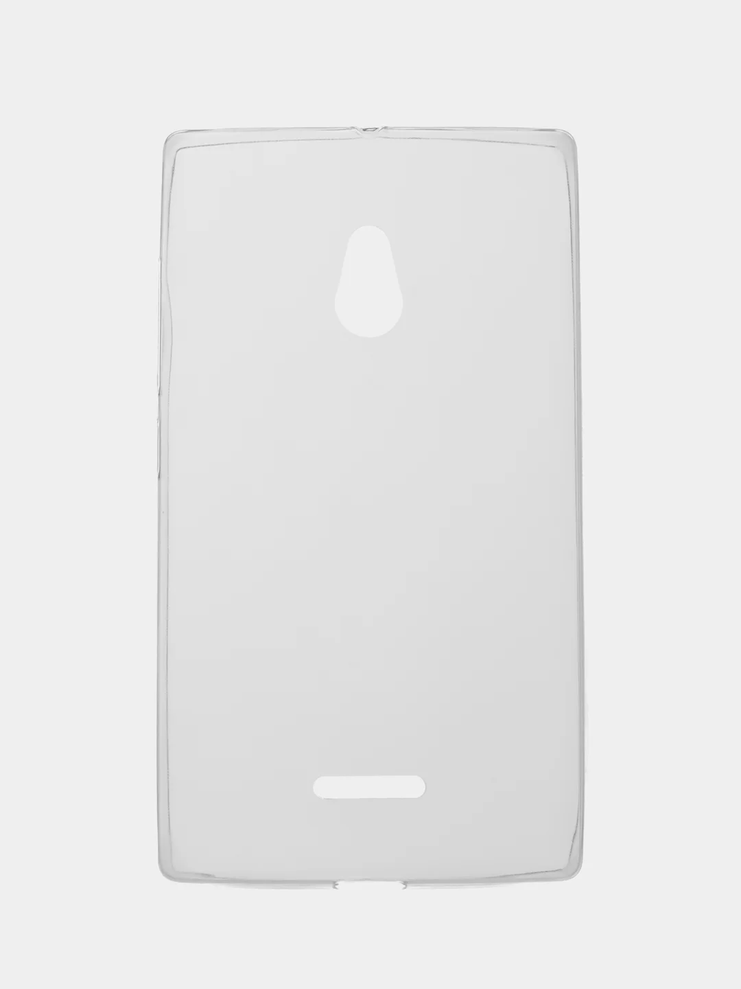 Белый силиконовый чехол на Nokia XL