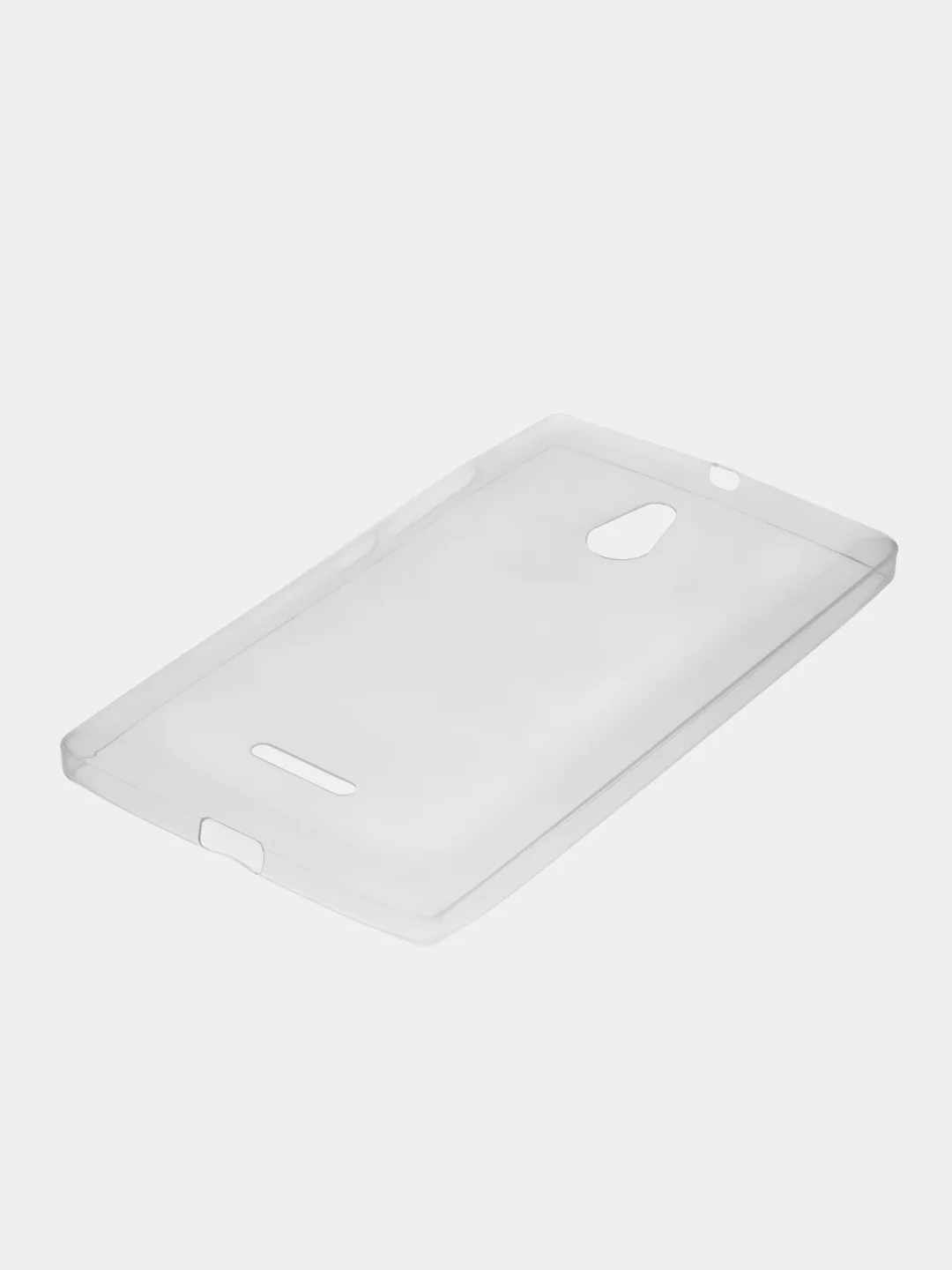 Белый силиконовый чехол на Nokia XL