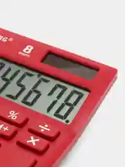 Калькулятор настольный BRAUBERG ULTRA-08-WR, компактный, бордовый, 154 x 115 миллиметров