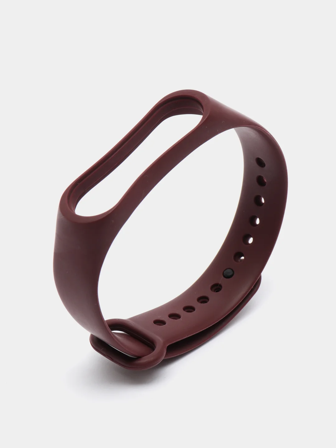 Бордовый ремешок для фитнес-браслета для Xiaomi Mi Band 3 / Mi Band 4 / Mi Band 5 / Mi Band 6