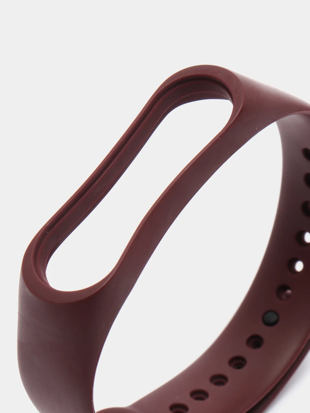 Бордовый ремешок для фитнес-браслета для Xiaomi Mi Band 3 / Mi Band 4 / Mi Band 5 / Mi Band 6