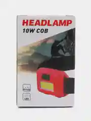 Синий фонарь светодиодный налобный, походный