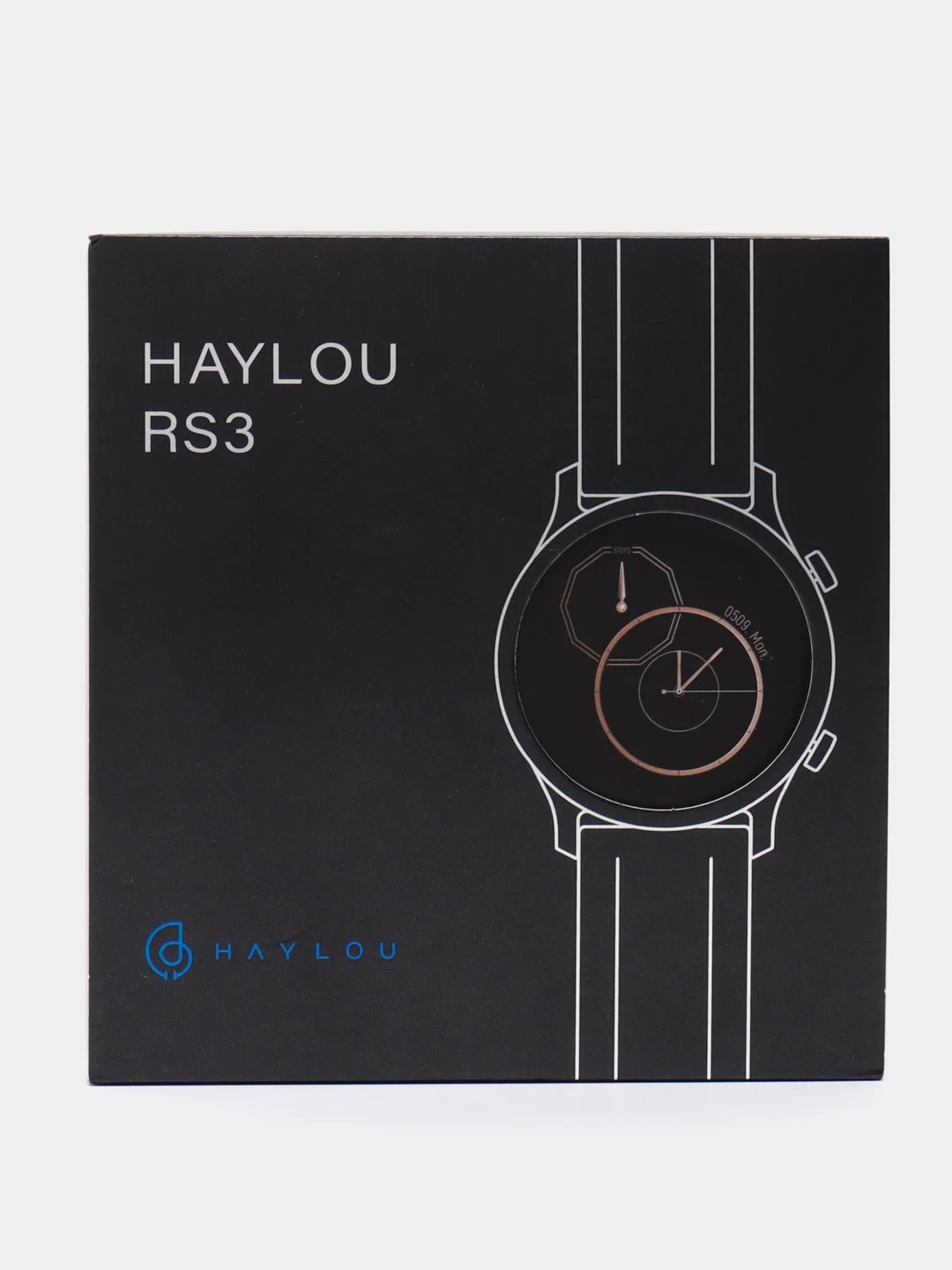 Черный умные часы Xiaomi Haylou Smart Watch RS3 (LS04), Global