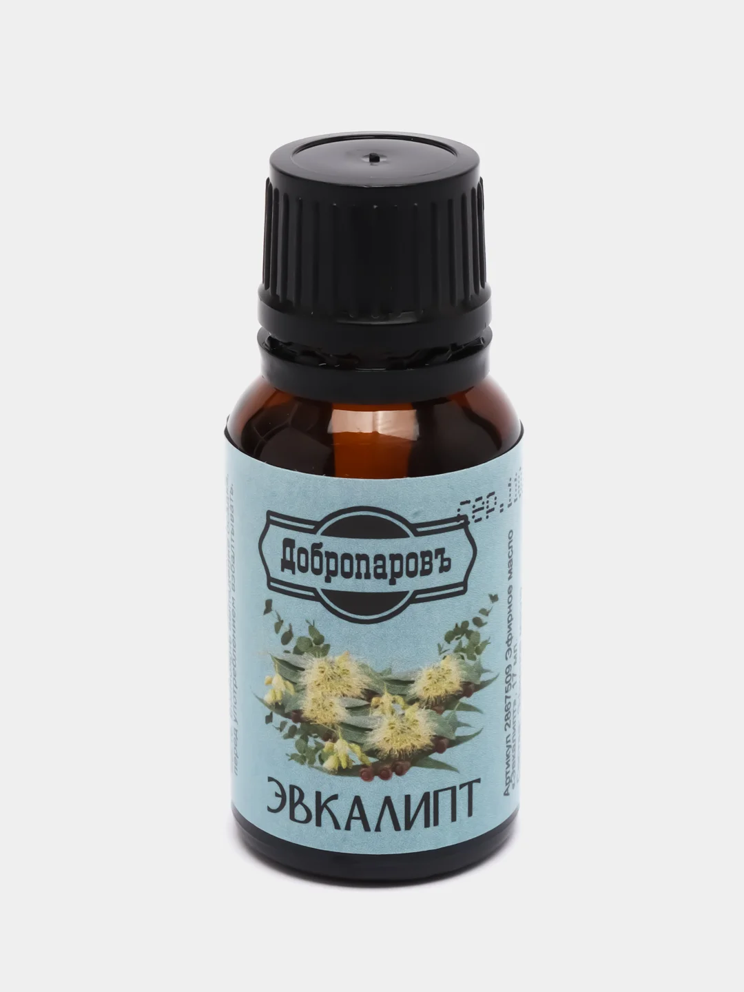 Набор эфирных масел, эвкалипт, мята, кедр, "Добропаровъ", микс, 3 шт по 17 мл