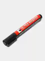 Маркер перманентный ULTRA MARKER, черный, 3,5 мм, с клипом, BRAUBERG