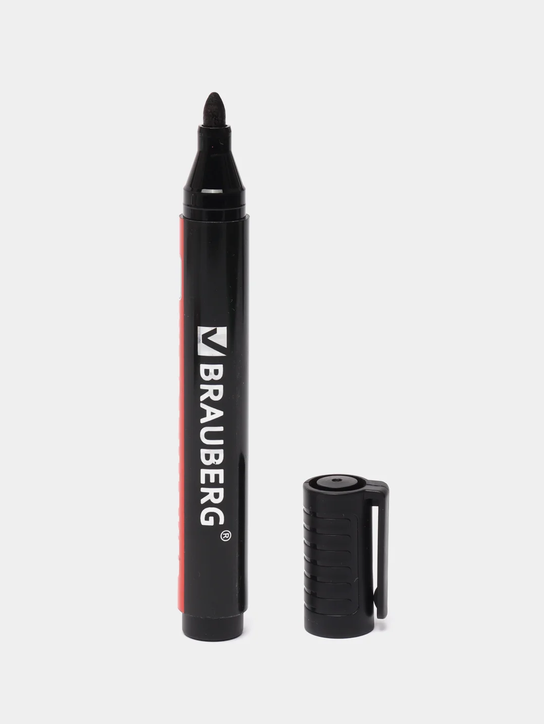 Маркер перманентный ULTRA MARKER, черный, 3,5 мм, с клипом, BRAUBERG