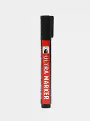 Маркер перманентный ULTRA MARKER, черный, 3,5 мм, с клипом, BRAUBERG