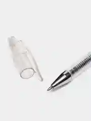 Ручка гелевая BRAUBERG "Jet", черная, корпус прозрачный, узел 0,5 мм, линия письма 0,35 мм
