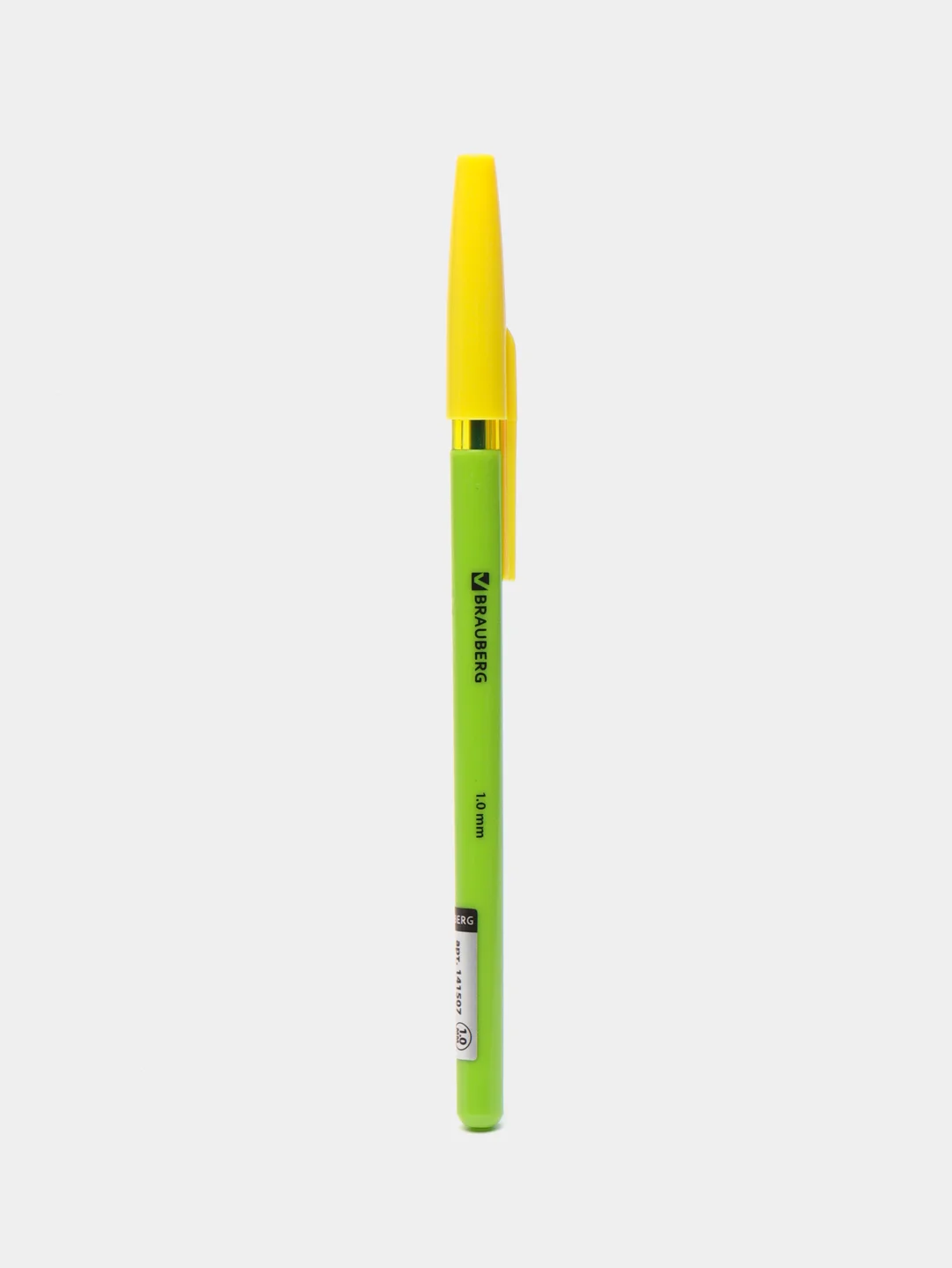 Ручка шариковая BRAUBERG "Color", синяя, корпус ассорти, узел 1 мм, линия письма 0,5 мм