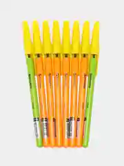 Ручка шариковая BRAUBERG "Color", синяя, корпус ассорти, узел 1 мм, линия письма 0,5 мм