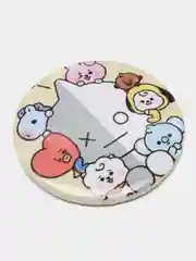 Лесной зеленый k-pop значки "BTS"  маленькие 38мм