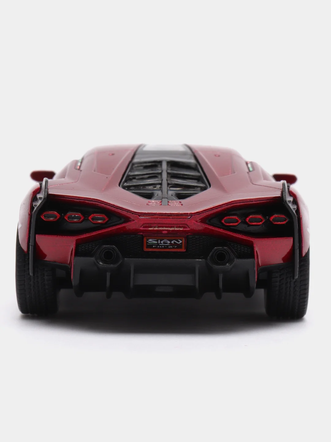 Красный машинка металлическая инерционная Lamborghini Sian FKP 37 KT5431D 1:40 KINSMART