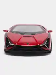 Красный машинка металлическая инерционная Lamborghini Sian FKP 37 KT5431D 1:40 KINSMART