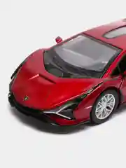 Красный машинка металлическая инерционная Lamborghini Sian FKP 37 KT5431D 1:40 KINSMART