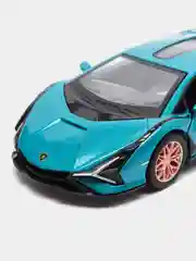 Оранжевый машинка металлическая инерционная Lamborghini Sian FKP 37 KT5431D 1:40 KINSMART