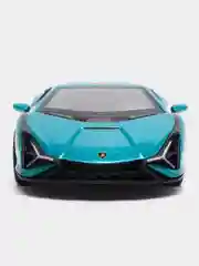 Синий машинка металлическая инерционная Lamborghini Sian FKP 37 KT5431D 1:40 KINSMART