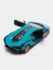 Оранжевый машинка металлическая инерционная Lamborghini Sian FKP 37 KT5431D 1:40 KINSMART