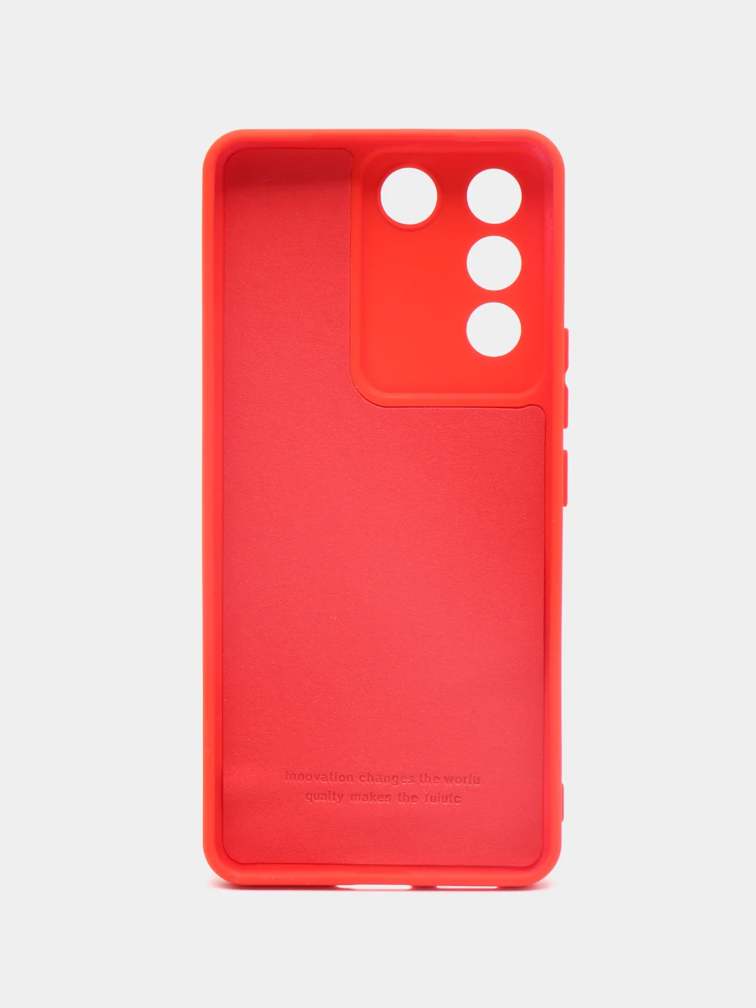 Красный чехол силиконовый для Vivo V27e / Виво В27е Silicone Cover