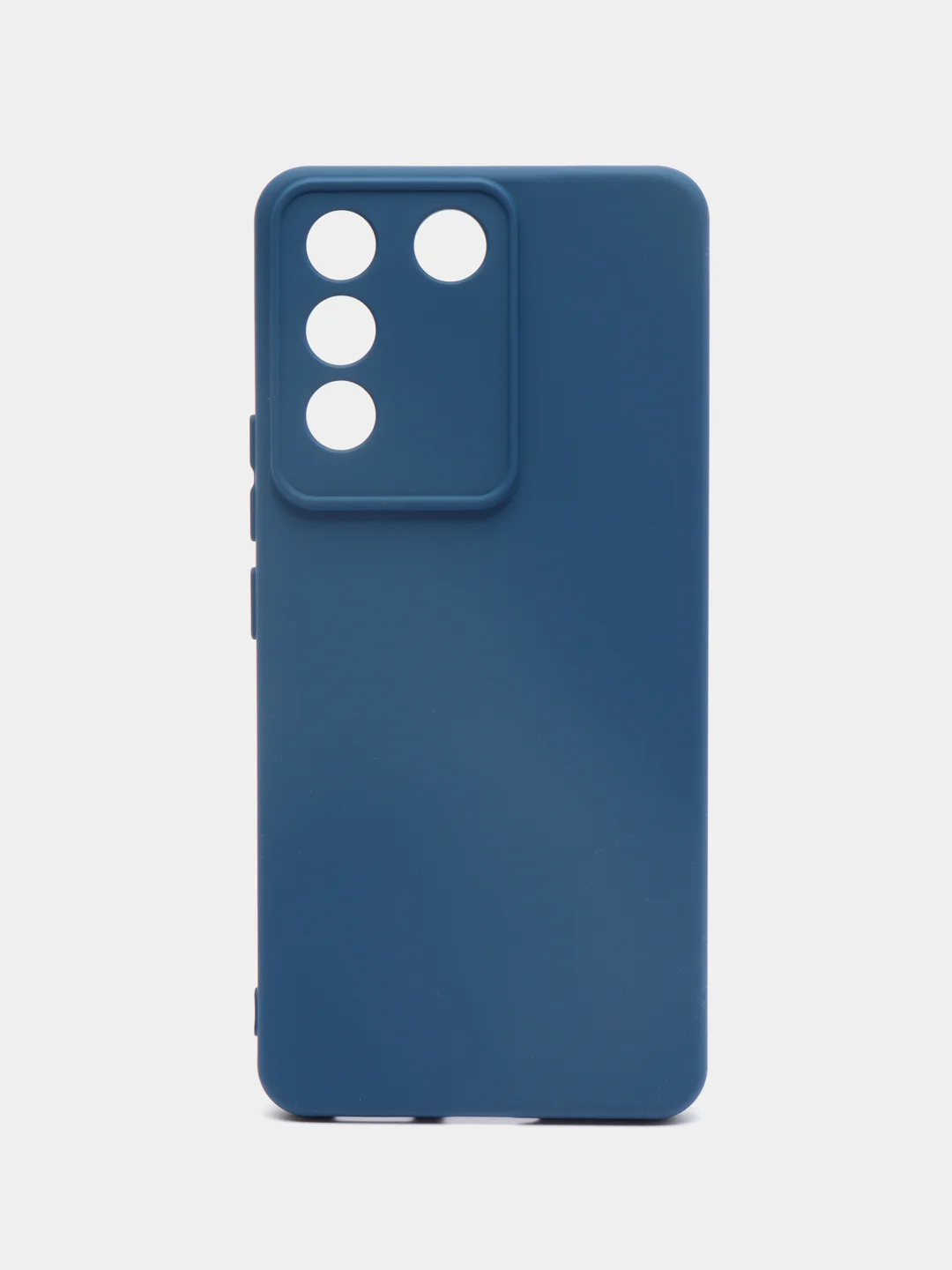 Темно-синий чехол силиконовый для Vivo V27e / Виво В27е Silicone Cover
