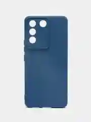 Темно-синий чехол силиконовый для Vivo V27e / Виво В27е Silicone Cover