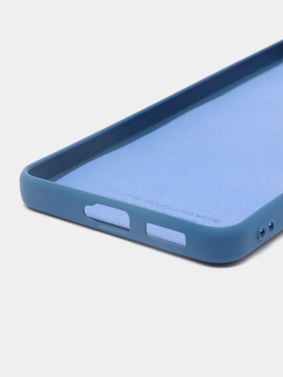 Темно-синий чехол силиконовый для Vivo V27e / Виво В27е Silicone Cover