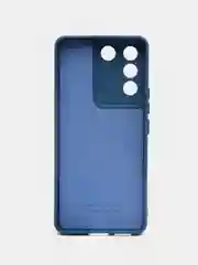Темно-синий чехол силиконовый для Vivo V27e / Виво В27е Silicone Cover