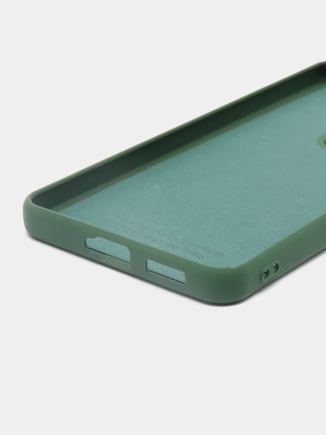 Тёмно-зелёный чехол силиконовый для Vivo V27e / Виво В27е Silicone Cover