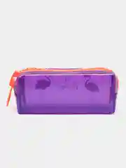 Фиолетовый пенал-косметичка неоновый