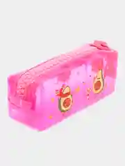 Розовый пенал-косметичка неоновый