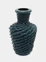 Синий ваза декоративная, пластик, 19,5 x 13 см, 3 цвета, 502-794