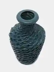 Розовый ваза декоративная, пластик, 19,5 x 13 см, 3 цвета, 502-794