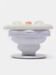 Белый попсокет на телефон, с зеркалом