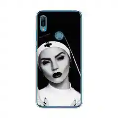 Бронзовый силиконовый чехол на Honor 8A/8A Pro/Huawei Y6 2019/Y6s / Хонор 8А прозрачный, с рисунком