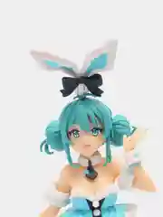 Белый аниме фигурка Хатсуне Мику, вокалоид Мику, фигурка зайка, Miku Bunny